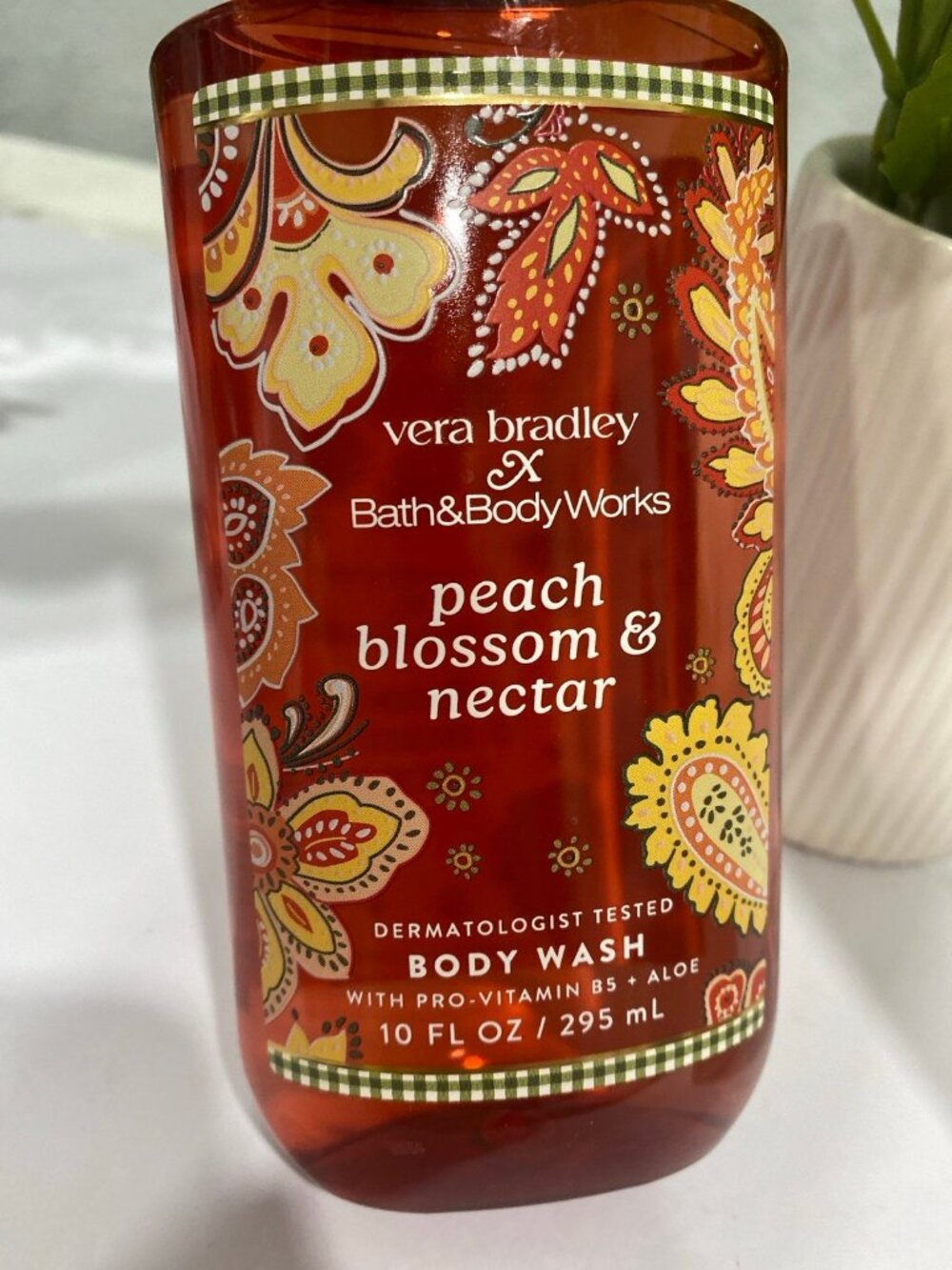 “Peach Blossom & Nectar” BBW Vera Bradley New Full Size 4-Pc Body Care Set - Picture 5 of 12